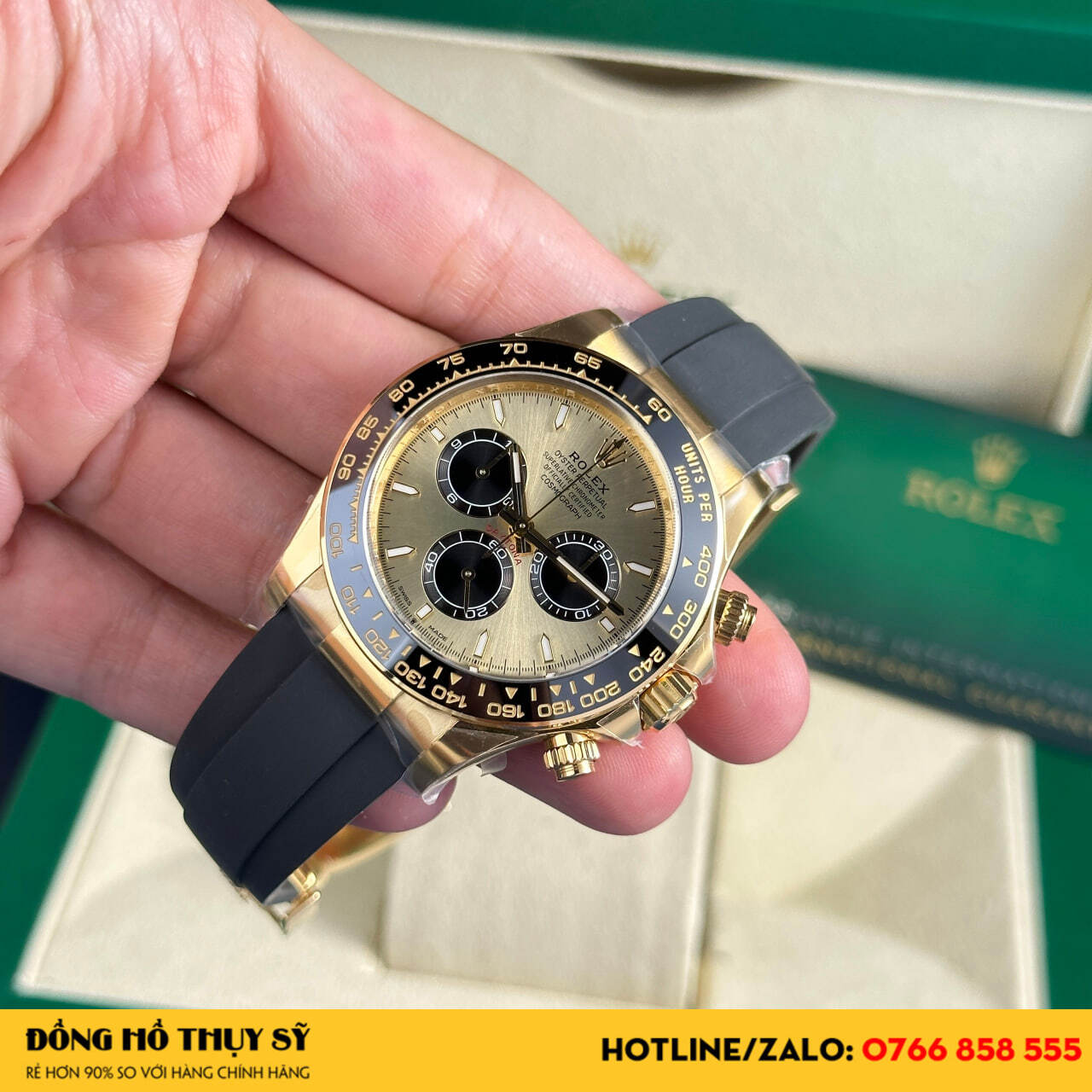 Đồng hồ   Rolex Cosmograph Daytona 126518 oyster flex replica