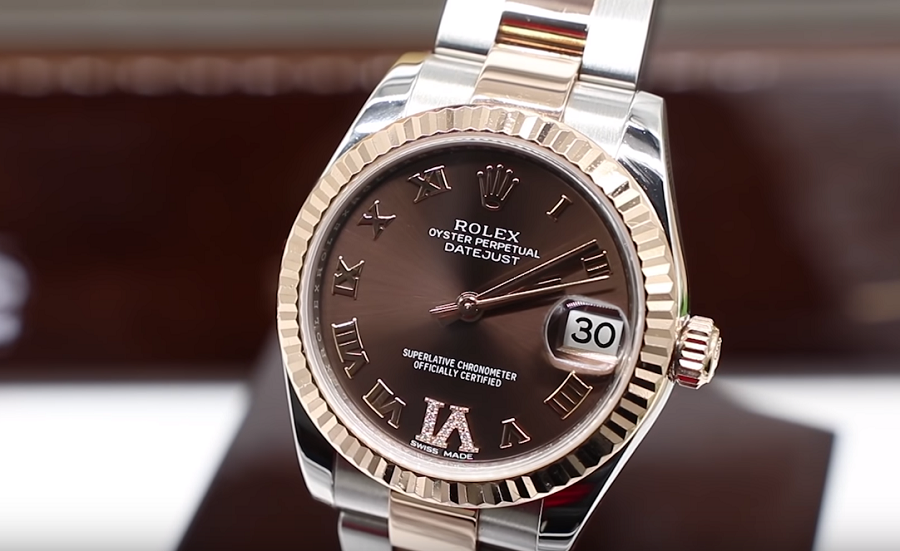 Khám phá vẻ đẹp đầy nữ tính của đồng hồ Rolex Lady-Datejust 279174 fake siêu cấp