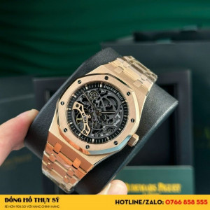 Đồng hồ Audemars Piguet Royal Oak 15407 Skeleton Dial size 41mm máy cal3132 APS Factory