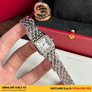 Đồng hồ cartier Panthere de Cartier Demi rose gold fake