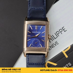 Đồng hồ  Jaeger LeCoultre Master Reverso  2 mặt  vàng hồng  fake