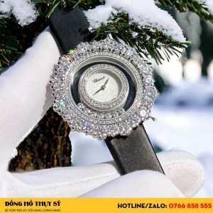 Đồng hồ nữ  Chopard HAPPY DIAMONDS JOAILLERIE WG Kim cương moiss