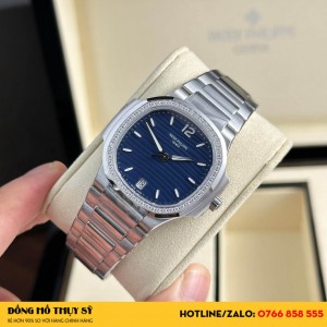 Đồng hồ  patek philippe Nautilus 7118 blue dial fake 11