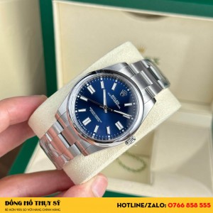 Đồng hồ  Rolex Oyster Perpetual 124300 mặt xanh dương replica