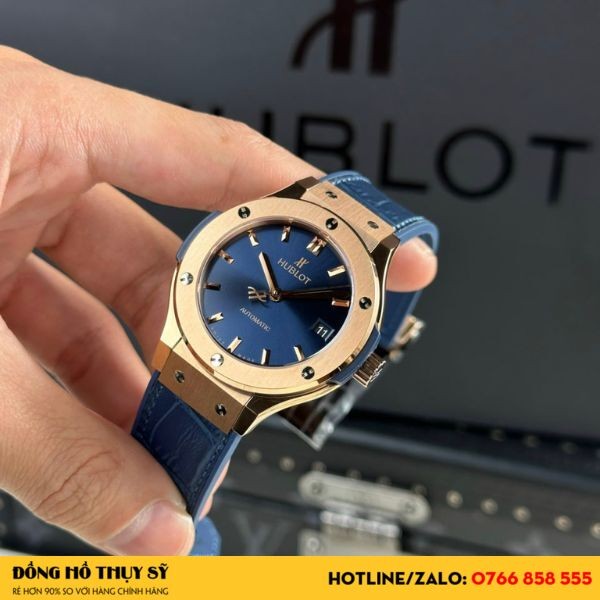 Đồng hồ Hublot Classic Fusion 38mm blue navy replica