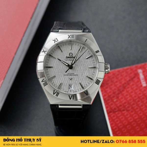 Đồng hồ Omega Constellation mặt xám