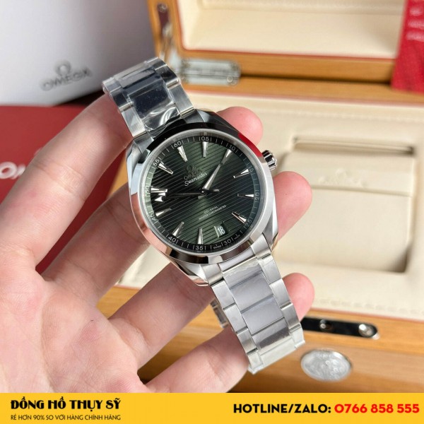 Đồng hồ  Omega Seamaster Aqua Terra 150M mặt xanh green replica 