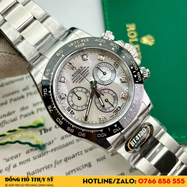 Đồng hồ  Rolex Cosmograph Daytona độ mặt MOP tinh chỉnh