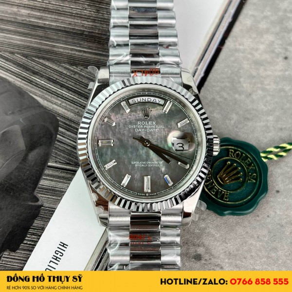 Đồng hồ  Rolex Day-Date mặt xà cừ 175g nhà máy gm