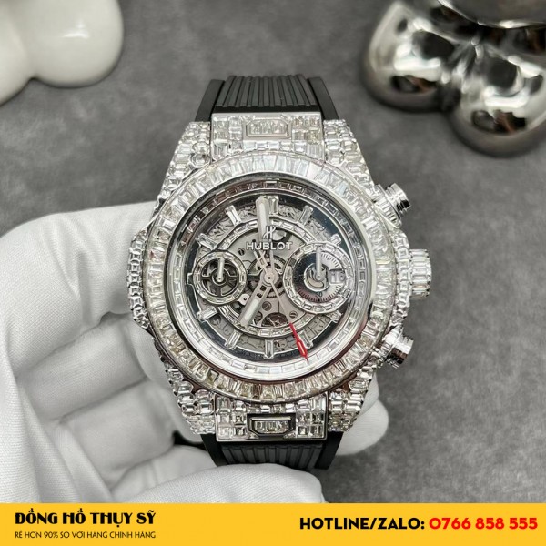 Đồng Hood Hublot Big Bang Unico Full Kim Cương Replica