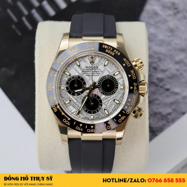 Rolex Cosmograph Daytona 116515 yellow gold mặt thiên thạch tinh chỉnh 