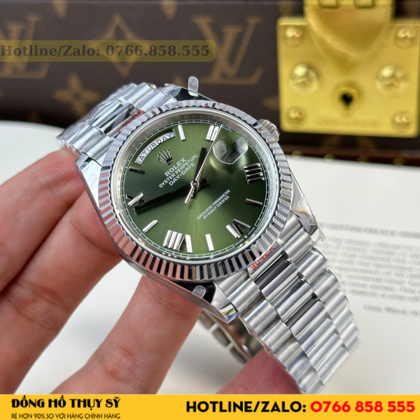 Rolex Day-Date 40mm 228239 green olive replica 