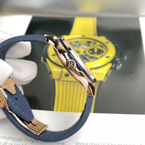 Đồng Hồ Hublot Classic Fusion King Gold Viền Kim Cương Moissanite Size 38mm Like Auth