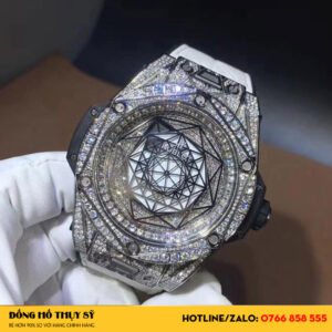 Hublot Sangbleu Chế Tác Full  Kim Cương Thiên Nhiên