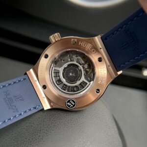 Đồng Hồ Hublot Classic Fusion King Gold Mặt Số Blue Size 38mm Replica