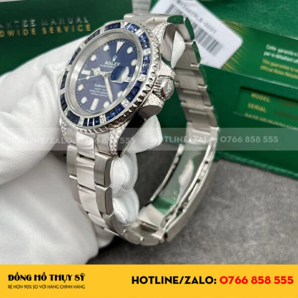 Rolex submariner 116659SABR chế tác vàng trắng blue dial