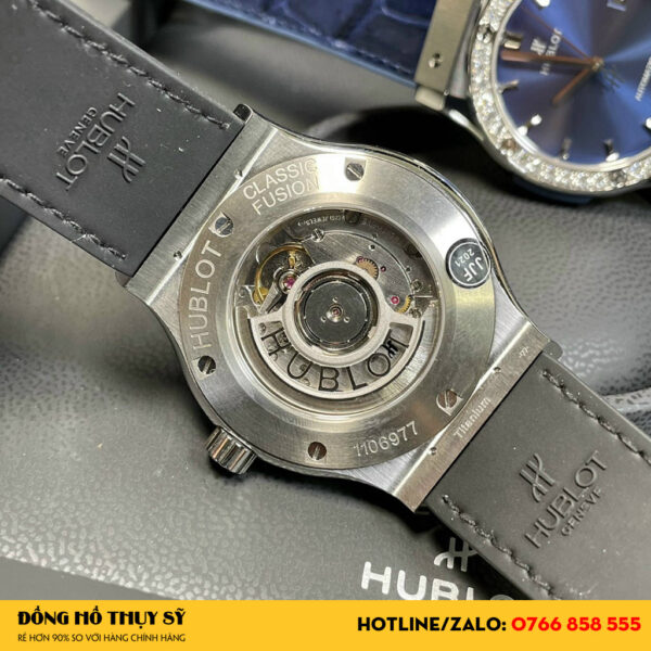 Đồng Hồ Hublot Classic Fusion 1:1 Racing Gray Độ Viền Kim Cương Moissanit