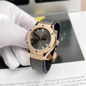 Đòng Hồ Hublot Classic Fusion King Gold Black Size 33mm Siêu Cấp