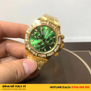 Rolex 116568BR Vàng Khối 18K Kim Cương Baguette