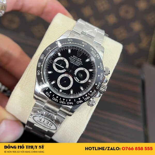Đồng Hồ Rolex Like Auth 1:1 Cosmograph Daytona 116500LN Mặt Số Đen