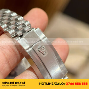 Rolex datejust green dial viền moissanite 2.5ly clean factory