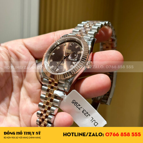 Rolex datejust bọc vàng máy 3235