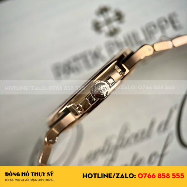 Đồng hồ patek philippe nautilus 5723 bọc vàng viền ruby tổng hợp