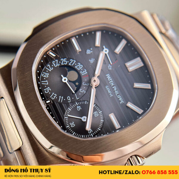 Đồng hồ Patek Philippe Nautilus 5712 rose gold ppf factory fake