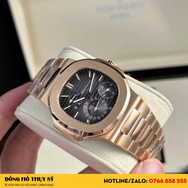 Đồng hồ Patek Philippe Nautilus 5712 rose gold ppf factory fake