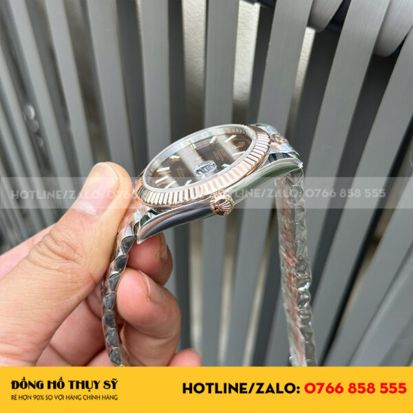 Rolex Datejust Rep 1 1 126331 Mặt Chocolate Cọc Số Dạng Quang Clean