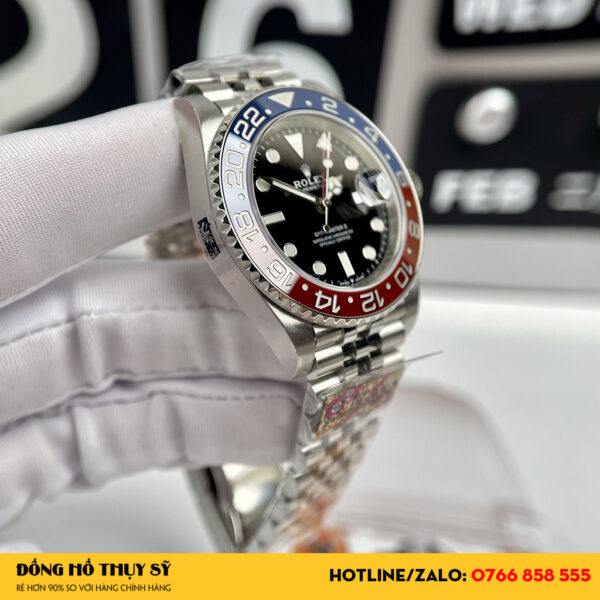Rolex GMT - Master II Replica 1-1 Vành Xanh Đỏ - Thép 904l