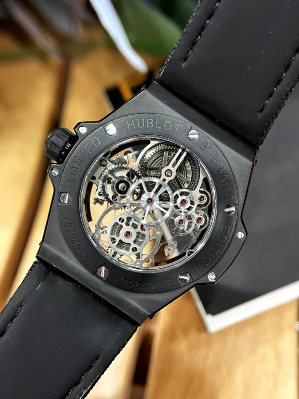 Đồng Hồ Hublot Big Bang Tourbilon Black Magic Super Fake