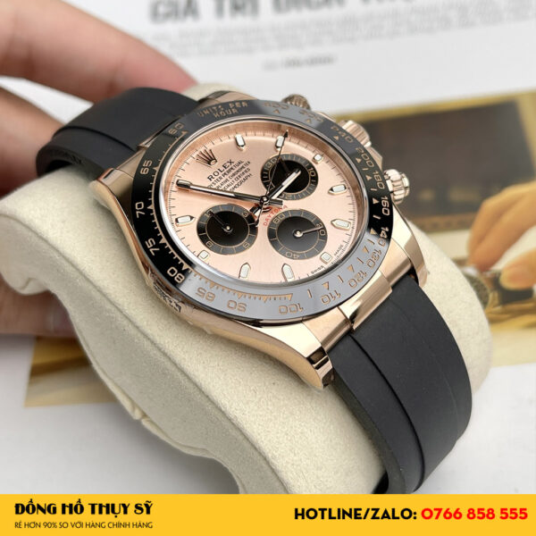 Đồng Hồ Rolex Cosmograph Daytona Rep 1:1 116515LN Mặt Số Hồng Đen