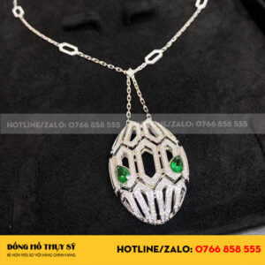 Bvlgari serpenti necklace white gold hongkong