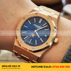 Đồng hồ audemars piguet royal oak 15202 18k rose gold chế tác