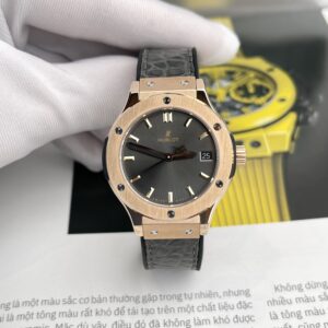 Đòng Hồ Hublot Classic Fusion King Gold Black Size 33mm Siêu Cấp