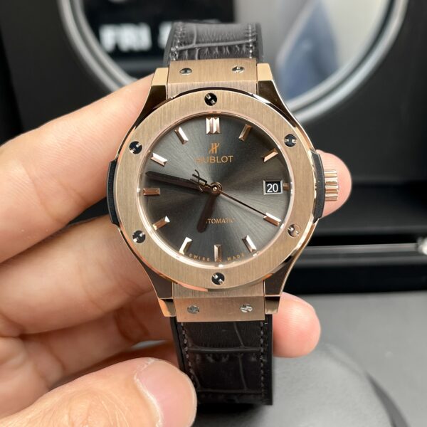 Đồng Hồ Hublot Classic Fusion King Gold Black Size 38mm Like Auth