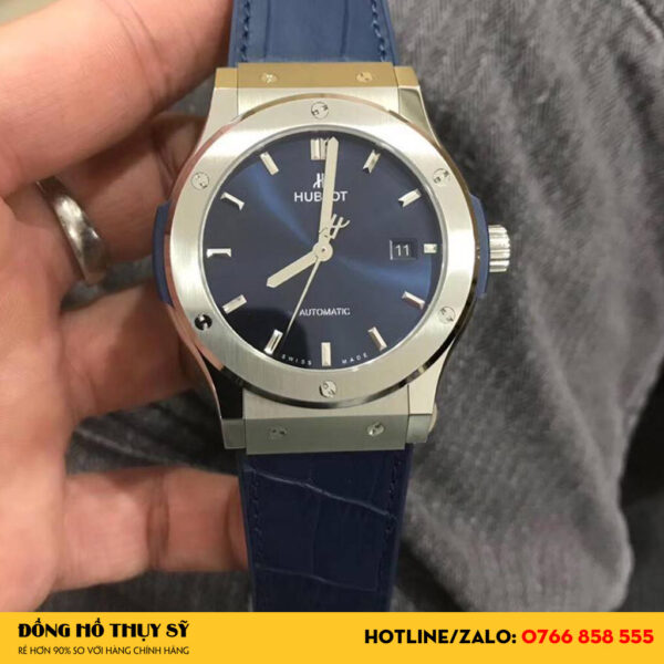 Đồng Hồ Hublot Fake 1-1 Classic Fusion Blue Titanium