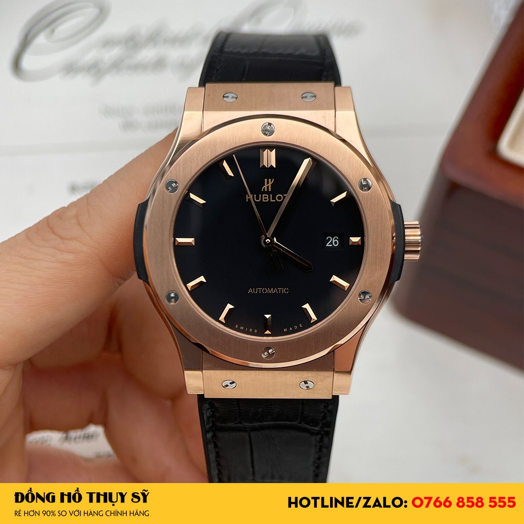 Vẻ đẹp thanh lịch của đồng hồ Hublot replica 1:1