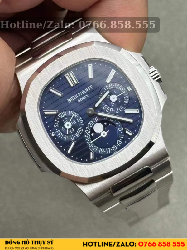 Đồng hồ patek philippe naitilus perpetual calendar 5740 chế tác vàng trắng  18k