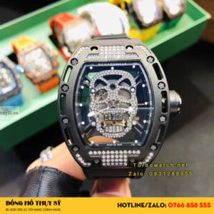 Đồng hồ Richard Mille Replica 1:1 RM 052 Skull cao cấp lộ cơ