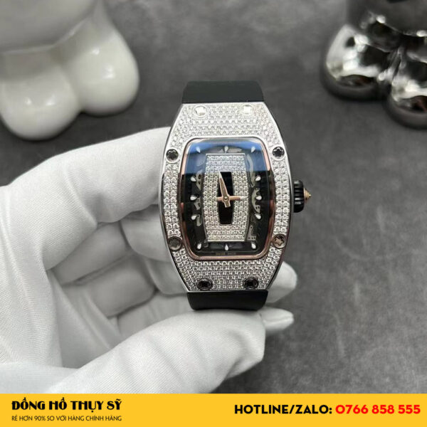 Đồng Hồ Richard Mille RM007 White Gold 18k  Đính Kim Cương