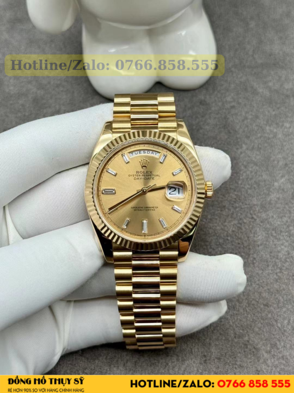 Đồng hồ rolex day-date 228238 chế tác vàng 18k