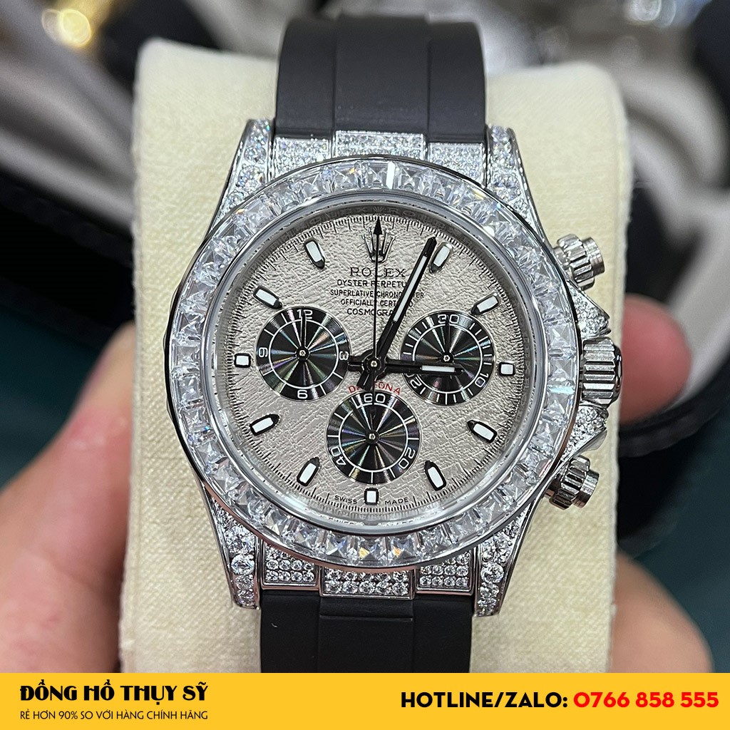 Mặt số Đồng Hồ Rolex Daytona 116519 đẹp lấp lánh