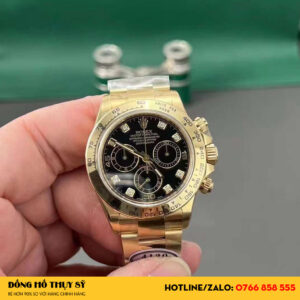 Đồng Hồ Rolex Siêu Cấp Daytona 116508 Mặt Số Đen