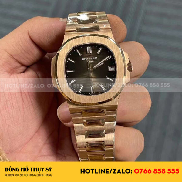 Patek philippe nautilus 5711r vàng hồng 18k chế tác