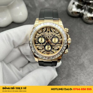 ROLEX DAYTONA 116588TBR-0003 EYE OF TIGER YELLOW GOLD 18K KIM CƯƠNG BAGUTTE